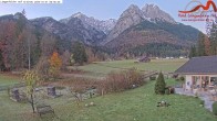 Archiv Foto Webcam Zugspitzdorf Grainau: Längenfelder Hof 05:00