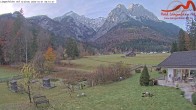 Archived image Grainau - Webcam Hotel Längenfelder Hof 03:00