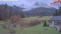 Archived image Grainau - Webcam Hotel Längenfelder Hof 05:00