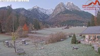 Archived image Grainau - Webcam Hotel Längenfelder Hof 05:00