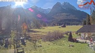 Archived image Grainau - Webcam Hotel Längenfelder Hof 09:00