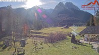 Archiv Foto Webcam Zugspitzdorf Grainau: Längenfelder Hof 10:00