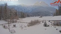 Archiv Foto Webcam Zugspitzdorf Grainau: Längenfelder Hof 09:00