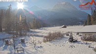 Archiv Foto Webcam Zugspitzdorf Grainau: Längenfelder Hof 10:00