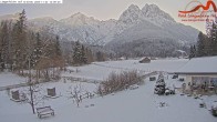 Archiv Foto Webcam Zugspitzdorf Grainau: Längenfelder Hof 13:00