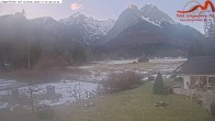 Archiv Foto Webcam Zugspitzdorf Grainau: Längenfelder Hof 08:00