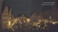 Archived image Webcam Rothenburg ob der Tauber - Market Square 20:00