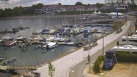 Archived image Webcam Lake Geierswald - Harbour 09:00