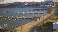 Archiv Foto Webcam Geierswalder See: Hafen 09:00