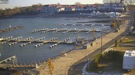 Archiv Foto Webcam Geierswalder See: Hafen 09:00