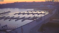 Archiv Foto Webcam Geierswalder See: Hafen 05:00