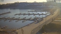 Archiv Foto Webcam Geierswalder See: Hafen 07:00