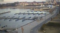 Archiv Foto Webcam Geierswalder See: Hafen 15:00