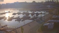 Archiv Foto Webcam Geierswalder See: Hafen 05:00