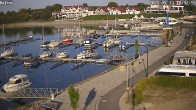 Archiv Foto Webcam Geierswalder See: Hafen 17:00