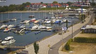 Archiv Foto Webcam Geierswalder See: Hafen 13:00
