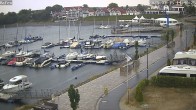 Archiv Foto Webcam Geierswalder See: Hafen 13:00