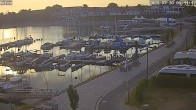 Archiv Foto Webcam Geierswalder See: Hafen 05:00