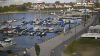 Archiv Foto Webcam Geierswalder See: Hafen 17:00