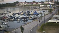 Archiv Foto Webcam Geierswalder See: Hafen 19:00