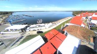 Archived image Webcam Lighthouse Lausitz: View Lake Geierswald 13:00