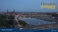 Archived image Webcam Dresden - View of the Old Town 23:00