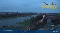 Archived image Webcam Dresden - View of the Old Town 19:00