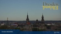 Archiv Foto Webcam Dresden Terrassenufer - Blick auf die Altstadt 06:00