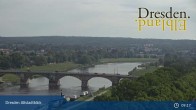 Archiv Foto Webcam Dresden Terrassenufer - Blick auf die Altstadt 09:00