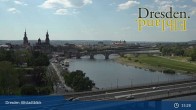 Archiv Foto Webcam Dresden Terrassenufer - Blick auf die Altstadt 15:00