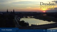 Archiv Foto Webcam Dresden Terrassenufer - Blick auf die Altstadt 00:00
