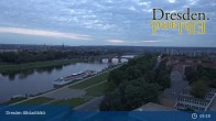 Archiv Foto Webcam Dresden Terrassenufer - Blick auf die Altstadt 04:00