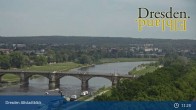 Archiv Foto Webcam Dresden Terrassenufer - Blick auf die Altstadt 10:00