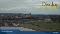 Archiv Foto Webcam Dresden Terrassenufer - Blick auf die Altstadt 07:00