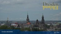 Archiv Foto Webcam Dresden Terrassenufer - Blick auf die Altstadt 10:00