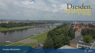 Archiv Foto Webcam Dresden Terrassenufer - Blick auf die Altstadt 12:00