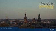 Archiv Foto Webcam Dresden Terrassenufer - Blick auf die Altstadt 08:00