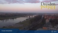 Archiv Foto Webcam Dresden Terrassenufer - Blick auf die Altstadt 02:00