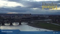 Archiv Foto Webcam Dresden Terrassenufer - Blick auf die Altstadt 03:00