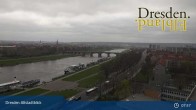 Archiv Foto Webcam Dresden Terrassenufer - Blick auf die Altstadt 07:00