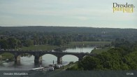 Archiv Foto Webcam Dresden Terrassenufer - Blick auf die Altstadt 06:00