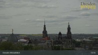 Archiv Foto Webcam Dresden Terrassenufer - Blick auf die Altstadt 12:00