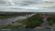 Archiv Foto Webcam Dresden Terrassenufer - Blick auf die Altstadt 14:00