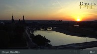 Archiv Foto Webcam Dresden Terrassenufer - Blick auf die Altstadt 00:00