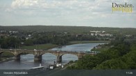 Archiv Foto Webcam Dresden Terrassenufer - Blick auf die Altstadt 17:00