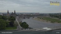 Archiv Foto Webcam Dresden Terrassenufer - Blick auf die Altstadt 07:00