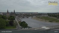 Archiv Foto Webcam Dresden Terrassenufer - Blick auf die Altstadt 08:00