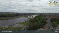 Archiv Foto Webcam Dresden Terrassenufer - Blick auf die Altstadt 10:00