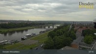 Archiv Foto Webcam Dresden Terrassenufer - Blick auf die Altstadt 06:00