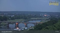 Archiv Foto Webcam Dresden Terrassenufer - Blick auf die Altstadt 02:00